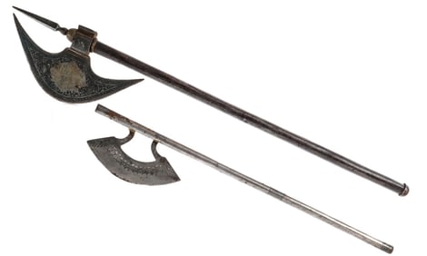 Tabar Indo-Persian Axes 2 Pcs Lot Blades