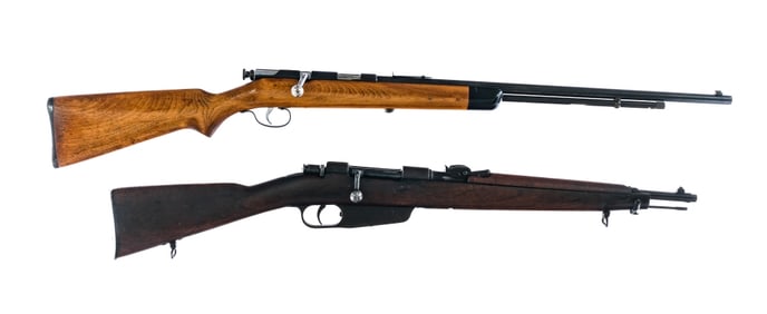 Carcano / J. Stevens Rifles 2Pcs Lot Rifle