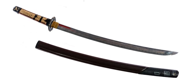 Japanese Wakizashi Mumei Sword
