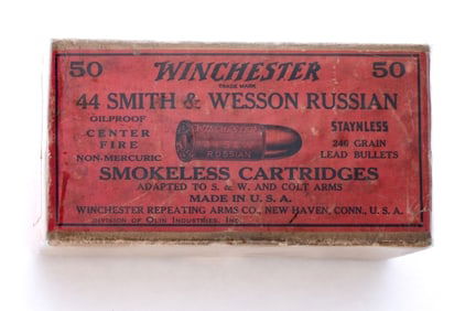 Winchester S&W Russian 50 Rds Ammunition Box