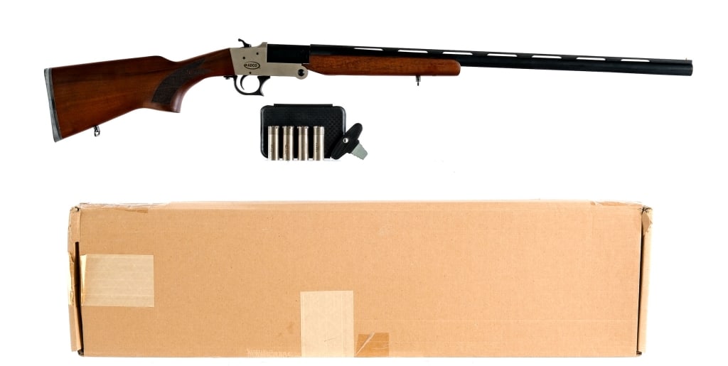 TRP Hunting TRP301 20Ga Folding Shotgun: TRP Hunting TRP301 chambered in 20 Gauge for 3" shells with a single-shot capacity and a 26" vented rib barrel. Manufactured in Turkey by TRP Hunting, imported by ADCO. The bore has a fixed FULL choke