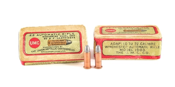 UMC .22 Automatic Rifle 2 Pcs 100 Rds Ammunition