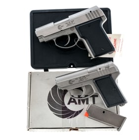 AMT Back-Up .380/.40 S&W 2 Pcs Lot Pistol