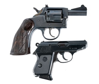 Iver Johnson .22 LR Handgun Lot 2 Pcs