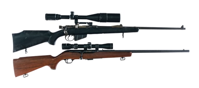 Rifles 2 Pcs Lot Bolt Action Rifle