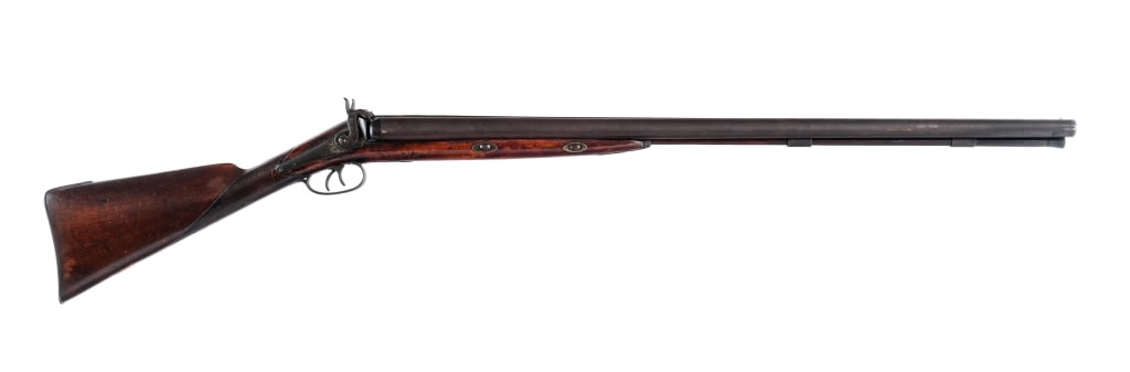 Belgian SxS Hammer Shotgun (1 of 5)