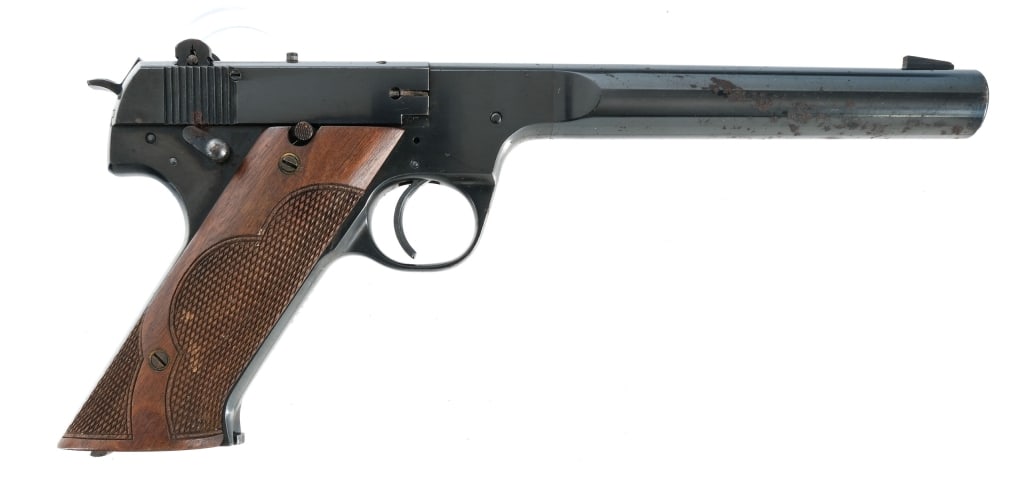 High-Standard H-E .22 LR Semi Auto Pistol (1 of 6)