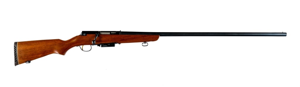Marlin The Original Goose Gun 12 Ga Shotgun: Description JM Stamped Marlin The Original Goose Gun chambered in 12 gauge for 3" shells with one, three round removable magazine and a 36" barrel. The bore has a fixed FULL choke. Brass bead front si