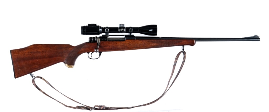 Tradewinds Husky H-5000 7mm Rem Mag Bolt Rifle: Description Tradewinds Inc. Husky H-5000 in 7mm Remington Magnum with a four round capacity and a 22.5" barrel. HVA Swedish made action. Checkered wood stock with Schnabel style front forend. Blued re