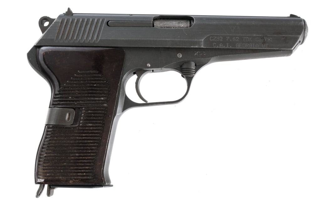 CZ VZ 52 7.62x25mm Tokarev Semi Auto Pistol (1 of 6)
