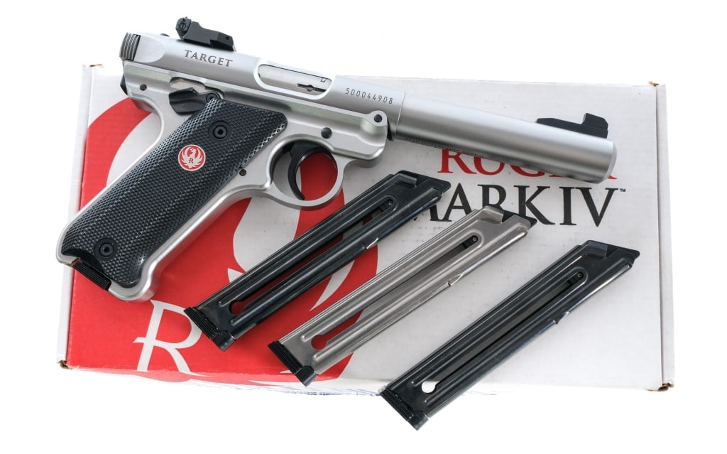 Ruger Mark IV Target .22 LR Semi Auto Pistol (1 of 8)