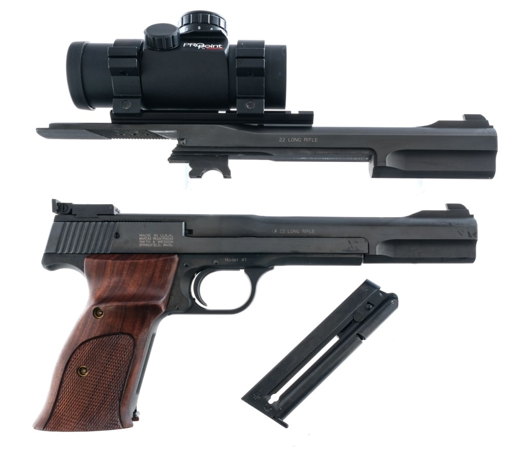 S&W 41 .22 LR Semi Auto Pistol (1 of 10)