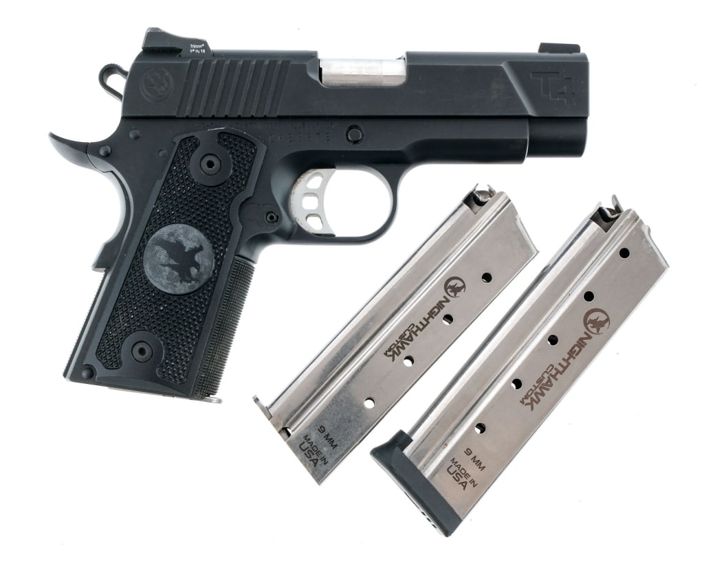 Nighthawk Custom T4 9mm Semi Auto Pistol (1 of 7)