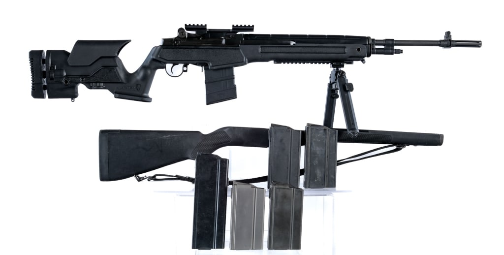 US Springfield Armory M1A .308 Semi Auto Rifle (1 of 9)