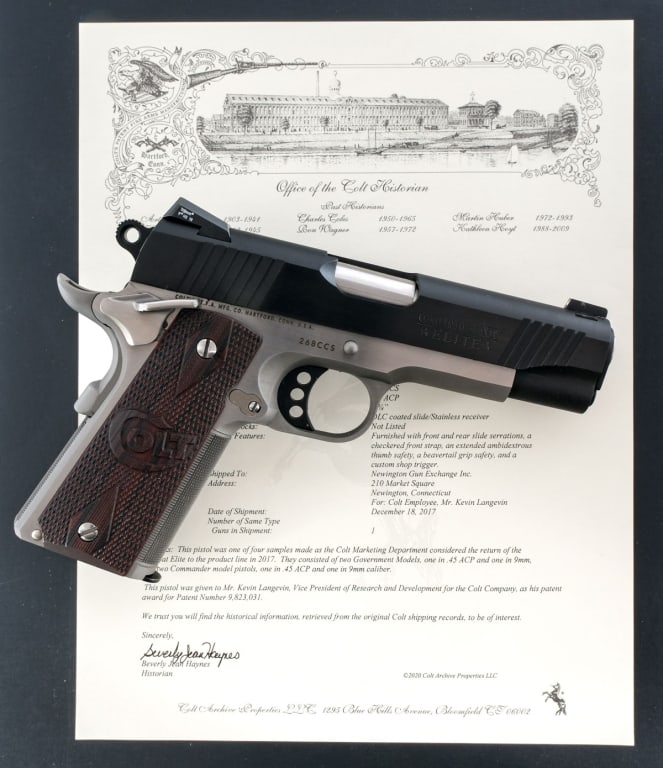 Prototype Colt Combat Elite Commander .45 ACP