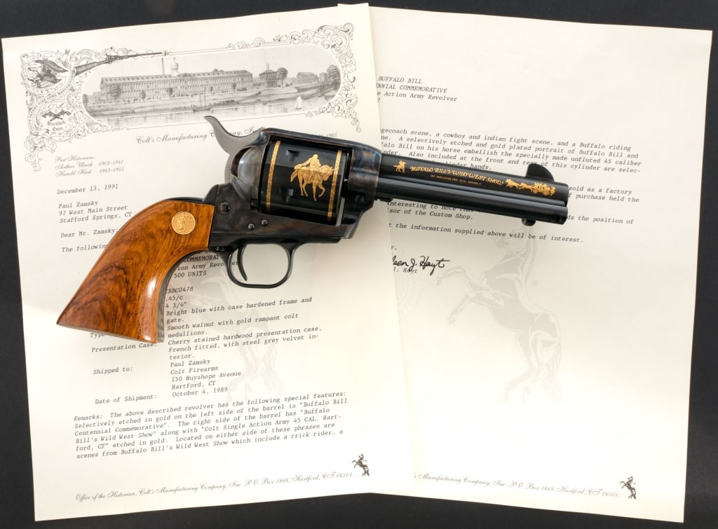 Colt Buffalo Bill Commemorative .45 LC Revolver (1 of 10)
