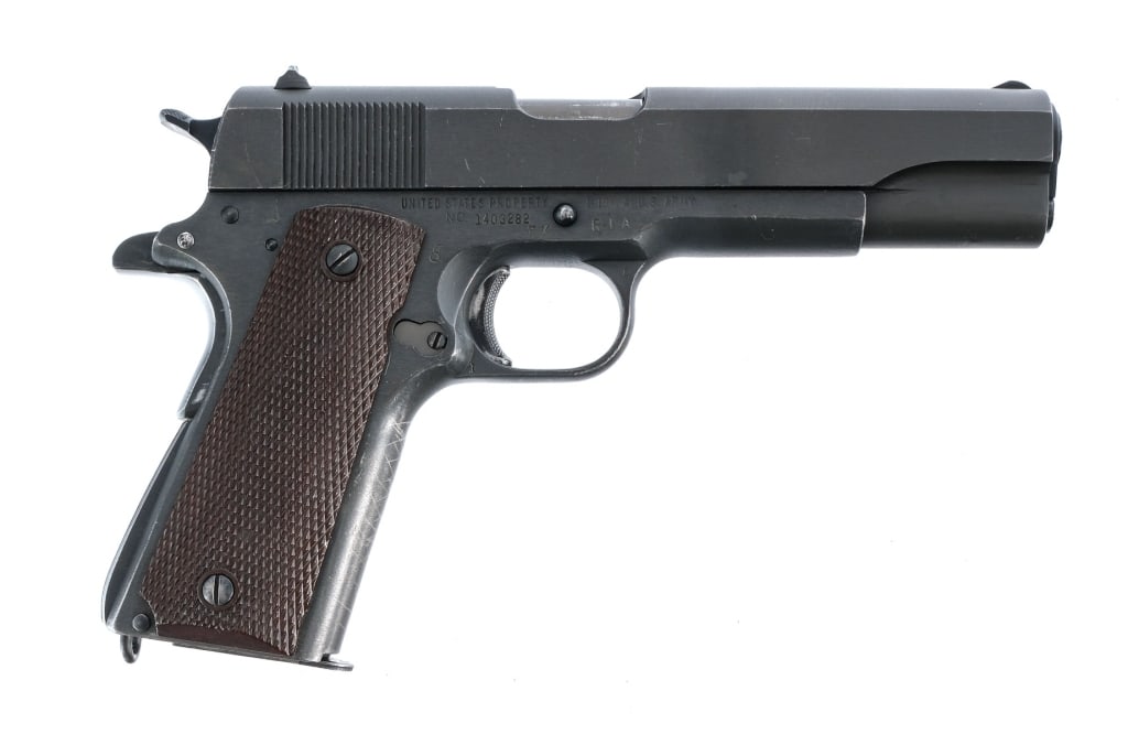 Remington Rand 1911A1 .45 ACP Semi Auto Pistol (1 of 7)