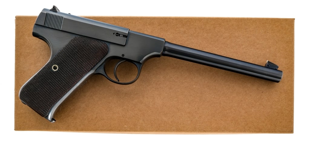 1928 Colt Woodsman .22 LR Semi Auto Pistol (1 of 8)
