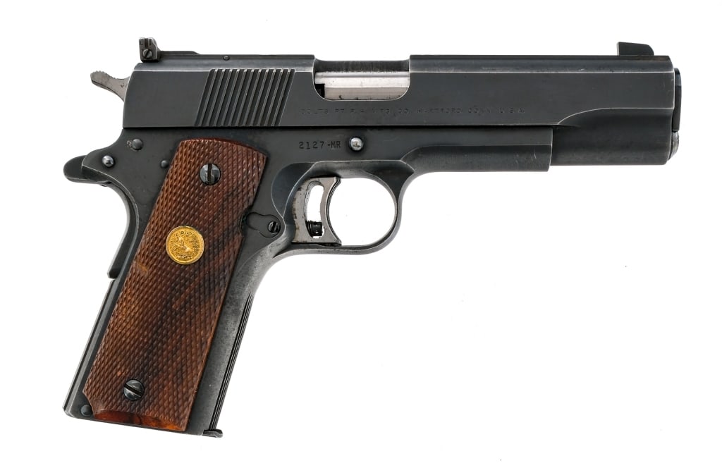 Colt National Match 1911 .38 Spl Mid Range Pistol (1 of 6)