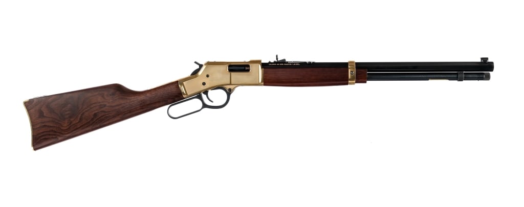 Henry Big Boy H006M .44 Mag Lever Action Rifle: Description Henry Big Boy H006M chambered in .44 Remington Magnum with a ten round tube magazine and a 20" barrel. Adjustable rear buckhorn sight and fixed front blade. Blued barrel, magazine tube, ha