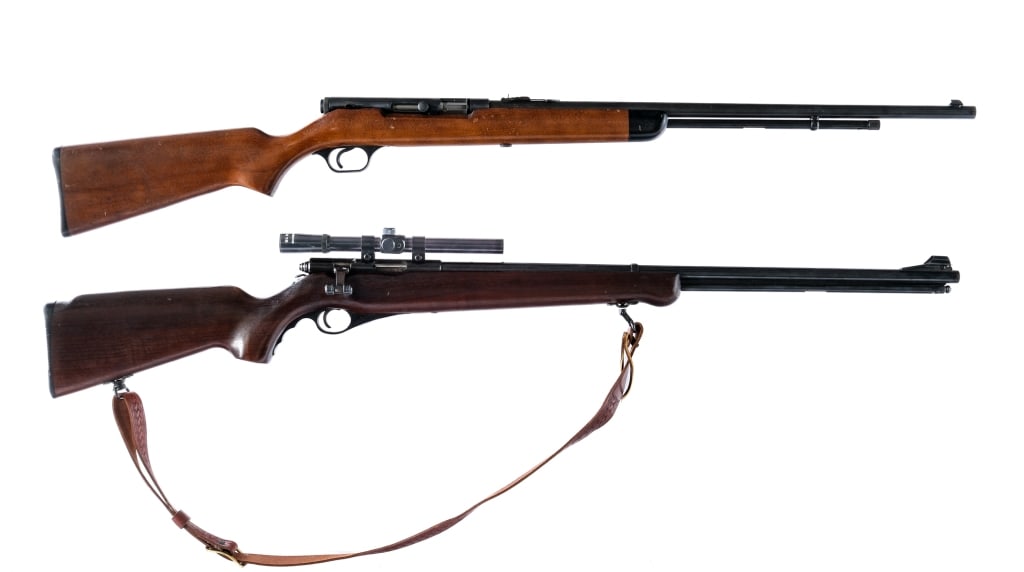 O.F. Mossberg / Stevens .22 2 Pcs Lot Rifle (1 of 5)