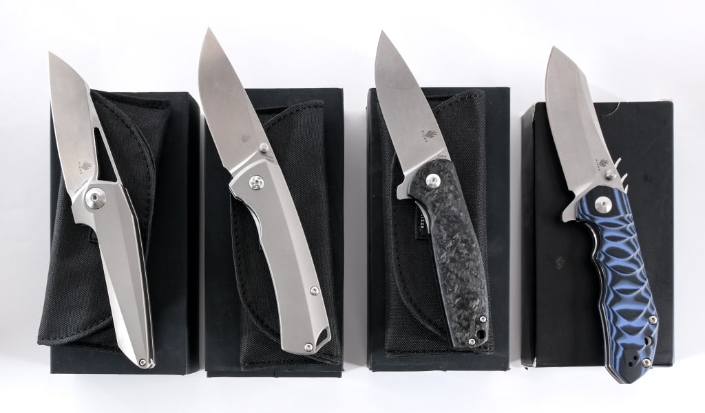 Kizer Folding Blade Lot Four Knives (1 of 5)