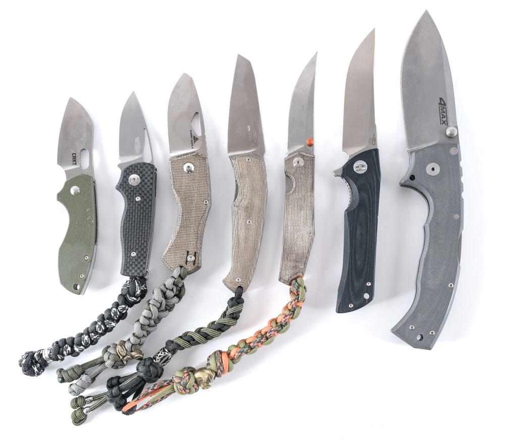 Assorted Folding Knife Lot Seven Knives (1 of 5)
