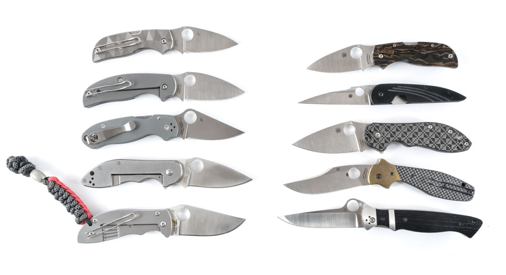 Spyderco 10 Pcs Folding Pocket Knives (1 of 9)