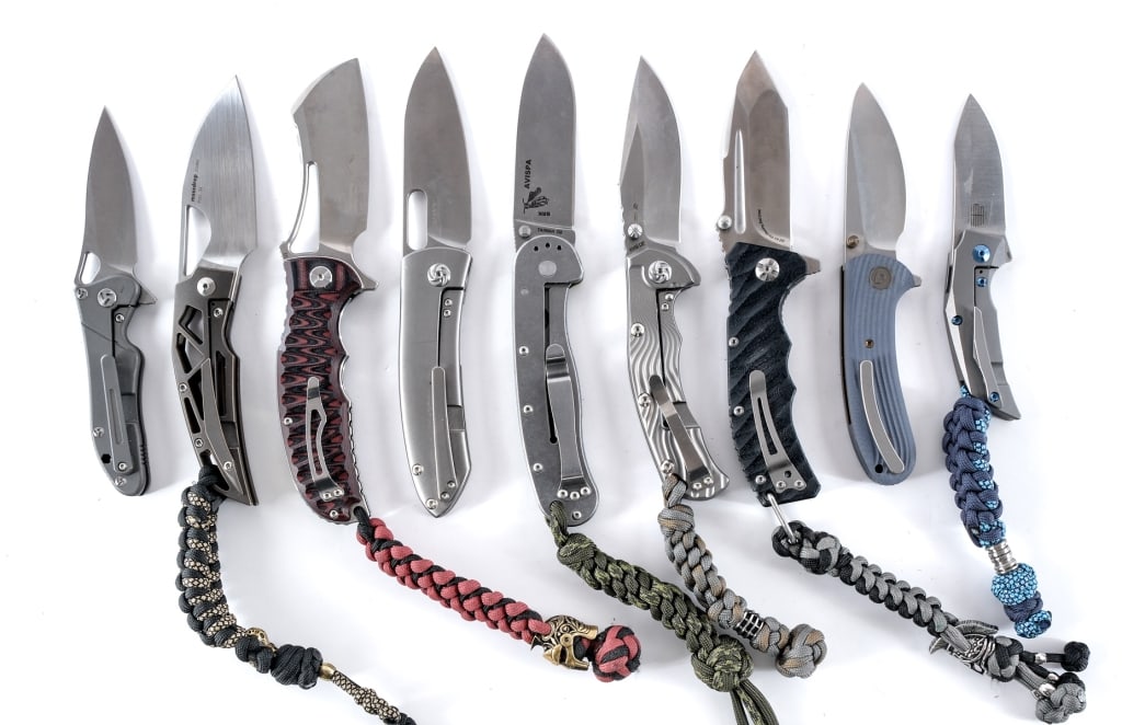 Folding Pocket Knives 9 Pcs Lot Knife (1 of 4)