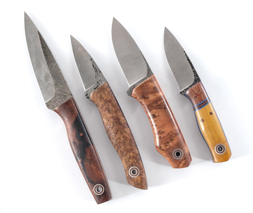Fiddleback Forge By Andy Roy 4 Pcs Knife - 4