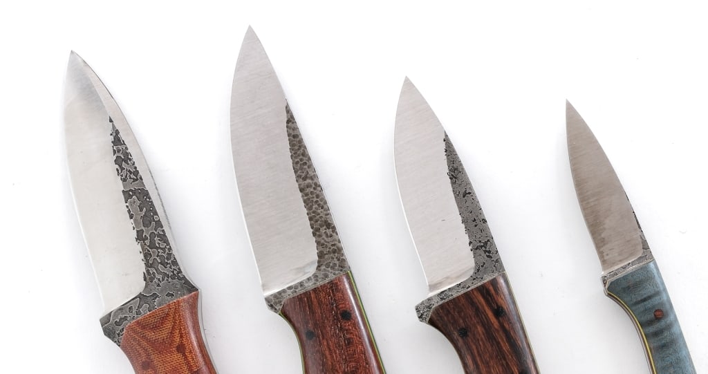 Fiddleback Forge By Andy Roy 4 Pcs Knife - 2