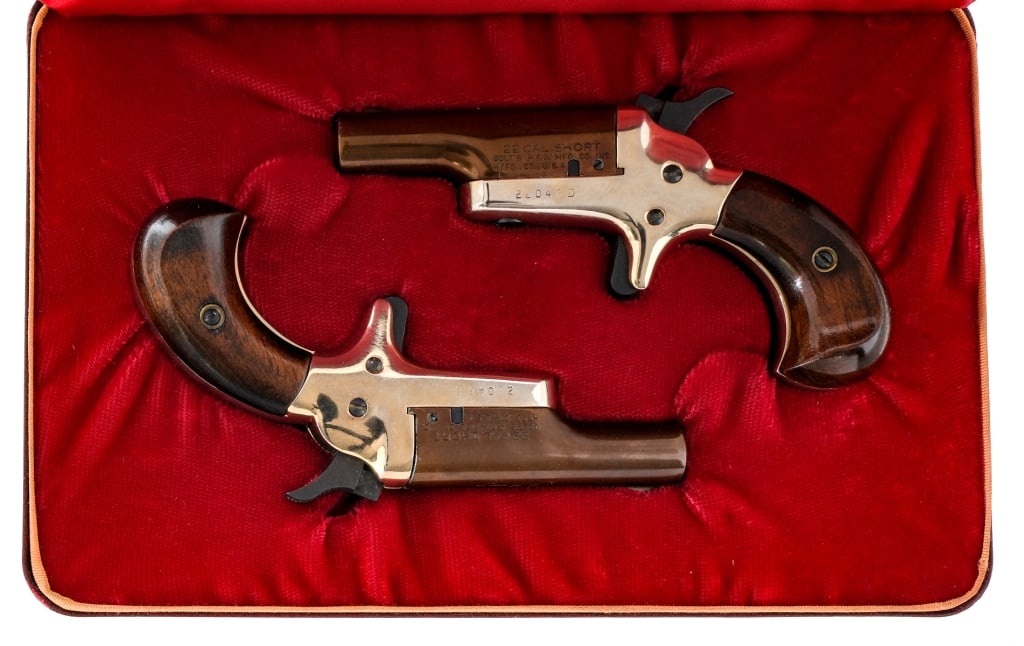 Colt Cased 4th Derringer .22 Short 2 Pcs Pistol (1 of 7)