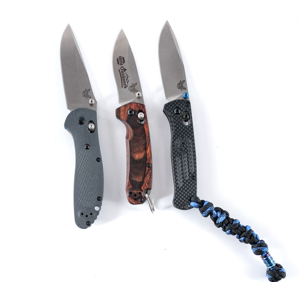 Benchmade Folding Pocket Knives 3 Pcs Knife (1 of 4)