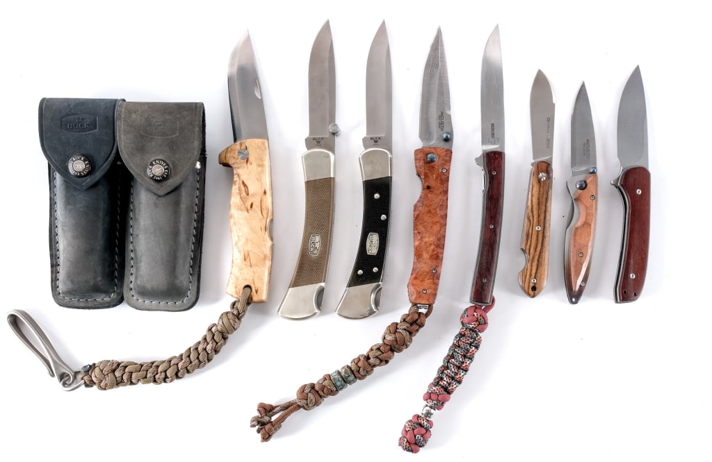Folding Pocket Knives 8 Pcs Lot Knife (1 of 8)