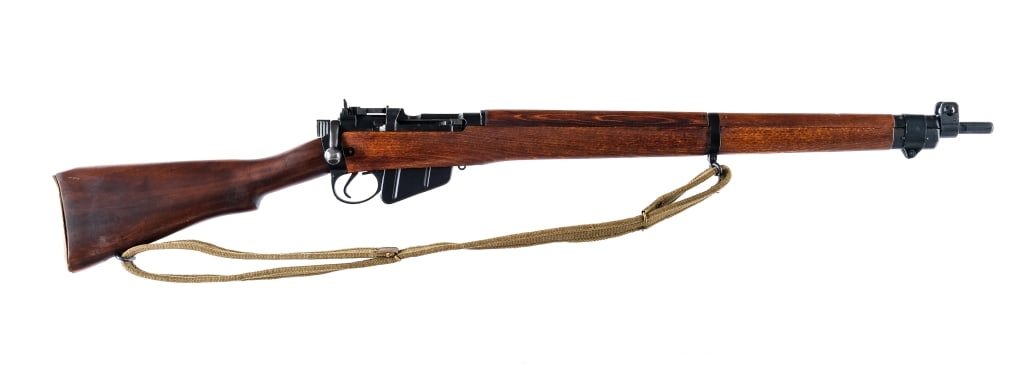 U.S. Lend-Lease Savage No 4 MKI .303 Brit Rifle: Description Savage No.4 MK1* Enfield chambered in .303 British with a ten round removable magazine and a 25.2" barrel. Imported by Century Arms. marked on the barrel. Black finished barrel, bands, rec