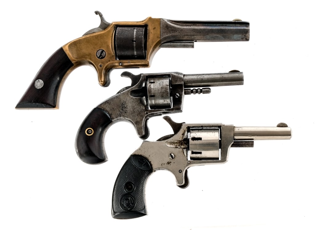 Antique Revolvers 3 Pcs Lot Revolver (1 of 6)