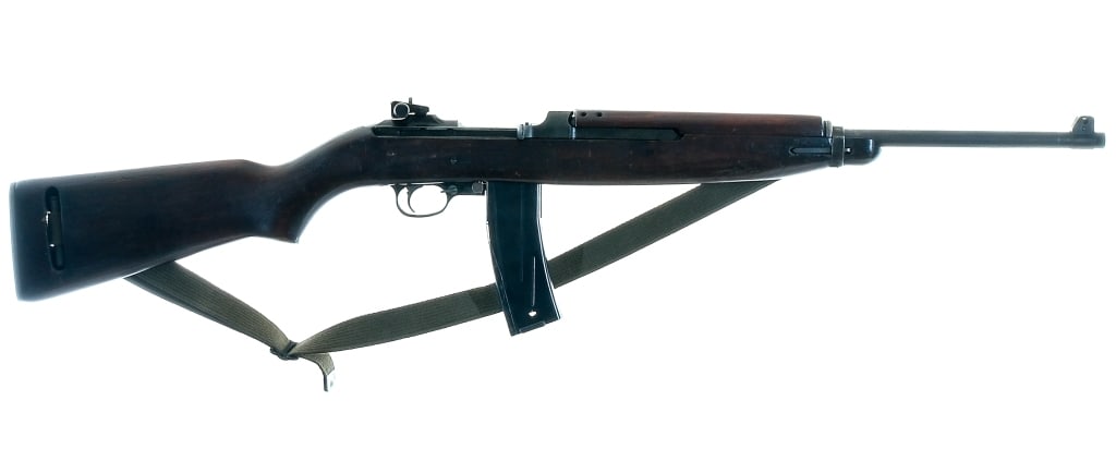 Inland M1 Carbine .30 Carbine Semi Auto Rifle: Description Inland M1 Carbine chambered in .30 Carbine with one, eighteen round removable magazine and a 18" barrel. Manufactured in 1944 with serial number 5262940. Mount Rainier arsenal rebuild with