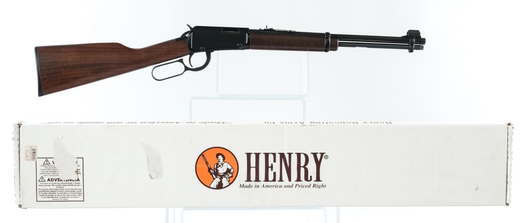 Henry Classic Youth .22 Caliber Lever Action Rifle: Description Henry Classic Youth chambered in .22 Short, long and long rifle with a varied capacity tube magazine and a 16 1/4" barrel. Holds twelve rounds of long rifle, fourteen rounds of long, and e