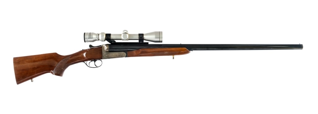 Zabala Hnos 711 10ga Side By Side Shotgun: Description Zabala Hnos Model 711 in 10 gauge 3.5" with a two round capacity and a 32" side by side barrel. Made in Spain for Richland Arms Company. Checkered wood stock and front forend. Blued double