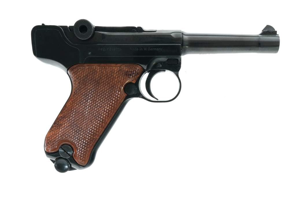 Erma-Werke KGP 68A .380 ACP Semi Auto Pistol: Description Erma-Werke KGP 68A chambered in .380 ACP with one, five round magazine and a 3.5" barrel. Manufactured in Germany and imported by Excam Inc, marked on on the right side of the upper. Blued