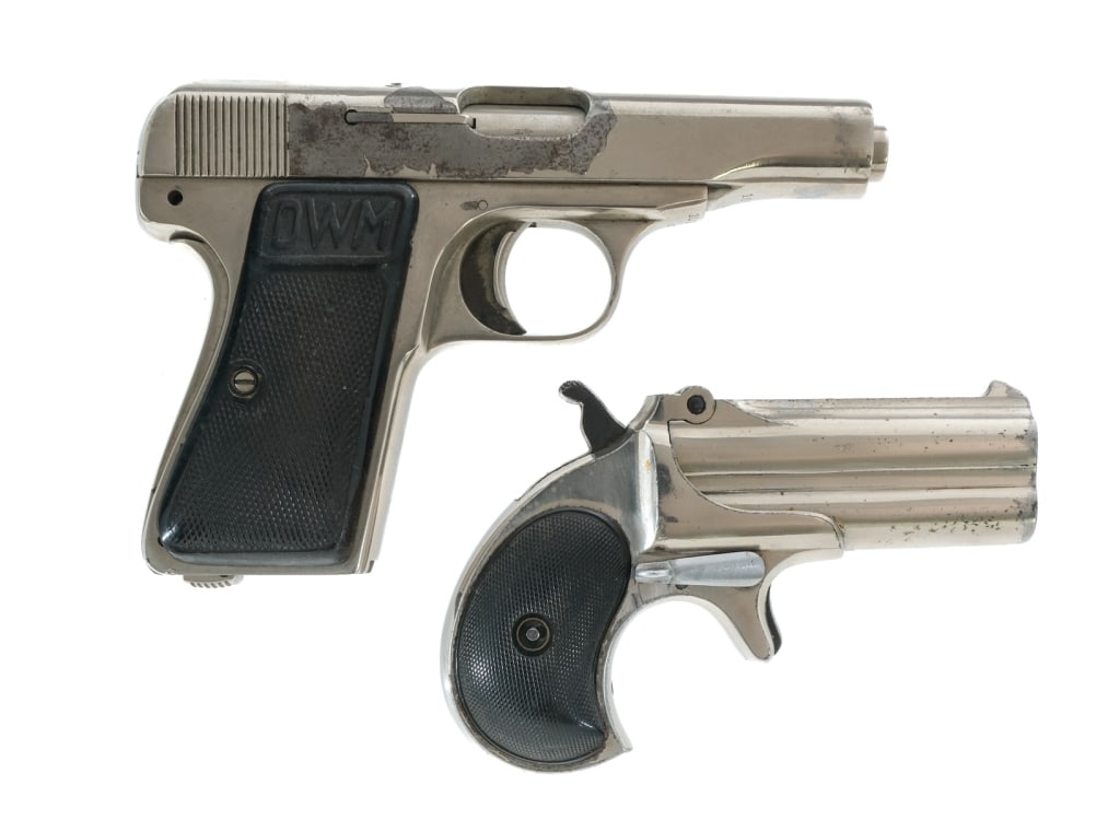 Remington / DWM .41 RF/ .32 ACP 2 Pcs Pistol (1 of 6)