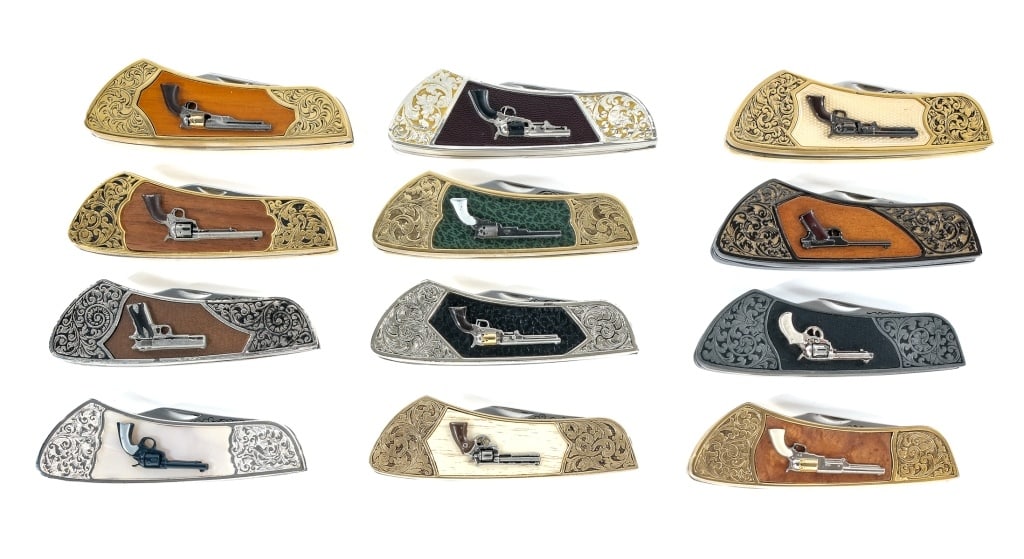Colt Folding Knife 12 Pcs Set Knives (1 of 8)