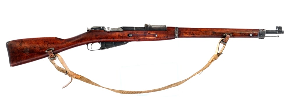 Sako SKY Civil Guard M39 7.62x54R Bolt Rifle: Description Sako Model 39 Mosin Nagant SKY (Civil Guard Rifle) in 7.62x54mmR with a five round capacity and a 27" barrel. Made in 1940 with No Import mark on this rifle. Metal butt plate. Smooth wood 
