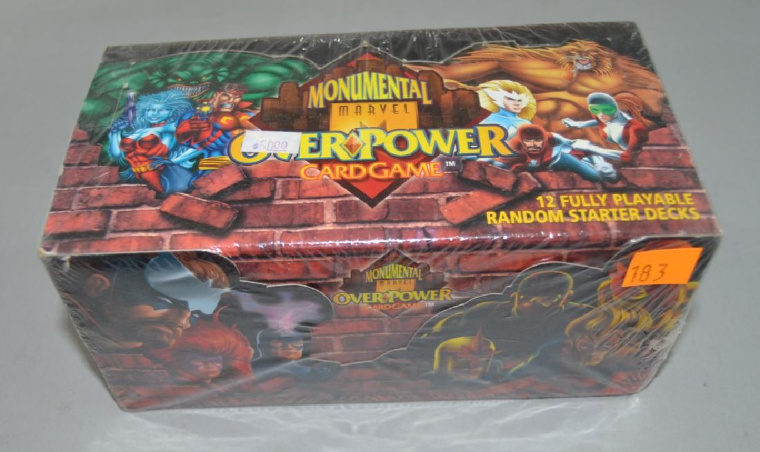 marvel overpower booster box 1995 Trading Card Game Sealed (4) Pack Art Se  Rotterdam Comics This exciting play booster box is designed for collectors and players alike OverPower CCG: Skybound - Booster