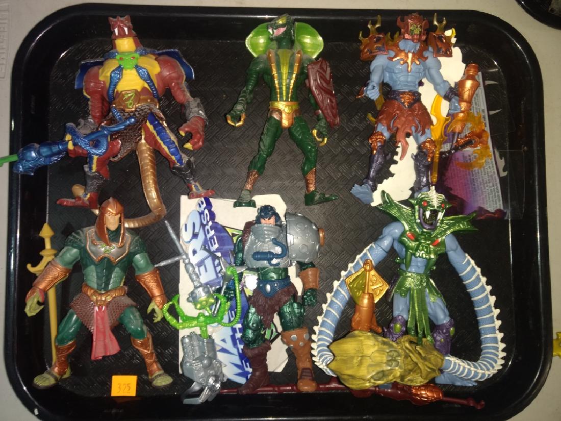 6pc He-Man MOTU 200X Figures w/ Snake Men: 6pc He-Man MOTU 200X Figures w/ Snake Men