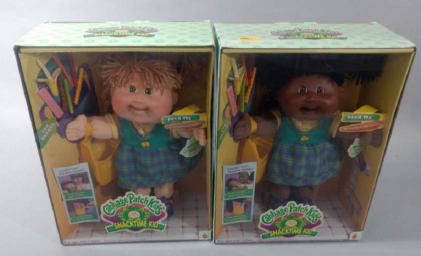 2pc Cabbage Patch Kids Snack Time Kids Sealed