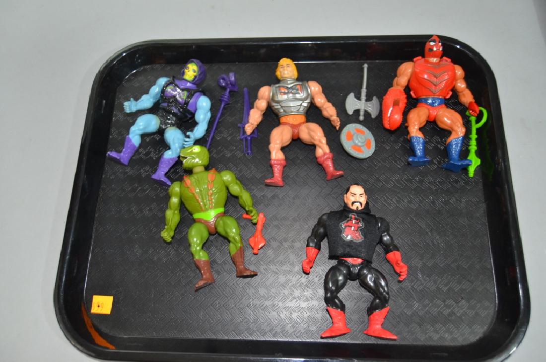 5pc Vtg He-Man MOTU Figures w/ Ninjor: 5pc Vtg He-Man MOTU Figures w/ Ninjor