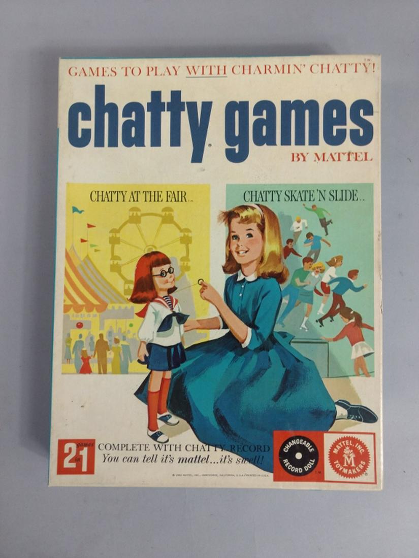 Vtg Mattel Chatty Cathy Game in Box: Vtg Mattel Chatty Cathy Game in Box