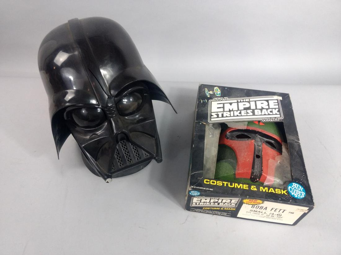 Star Wars Boba Fett Costume & Don Post Vader Mask: Star Wars Boba Fett Costume & Don Post Vader Mask