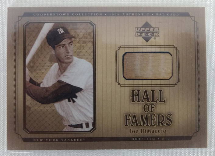 2001 Upper Deck Insert Joe Dimaggio Baseball Card